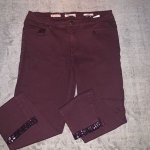 Maroon pants